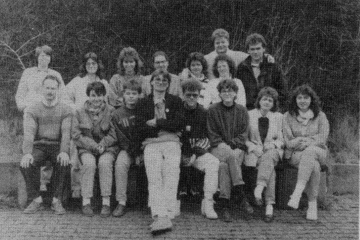 Französisch-LK 1989 am Ganberben-Gymnasium Künzelsau